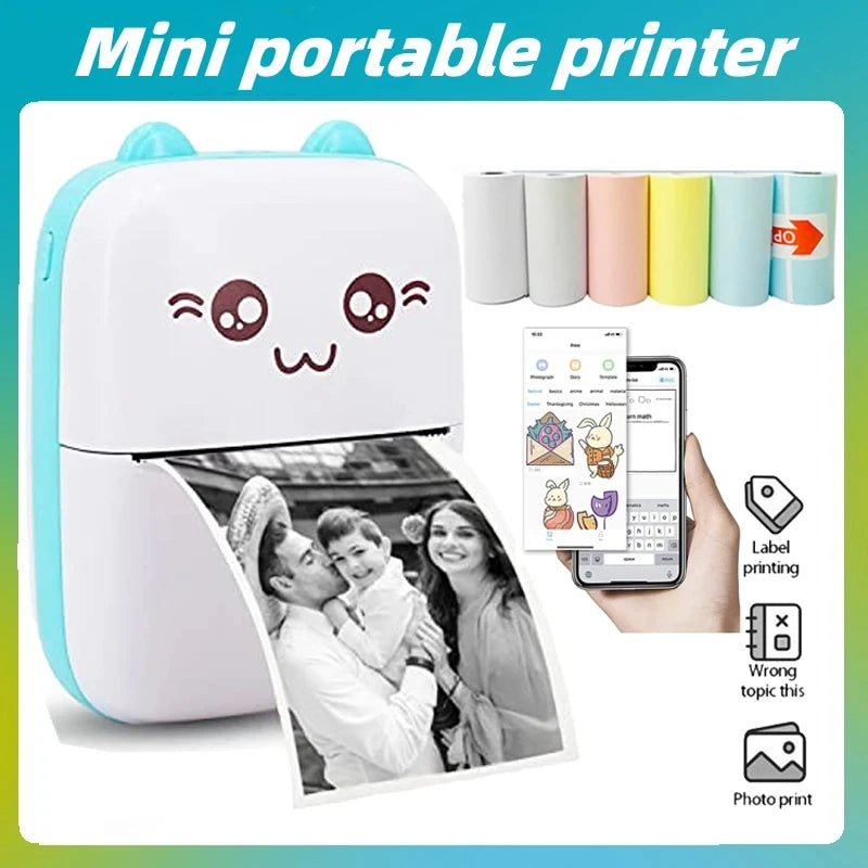 MINI IMPRESSORA TERMICA PORTÁTIL