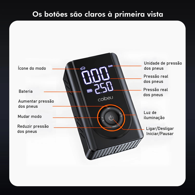 BOMBA DE INFLAR PORTÁTIL