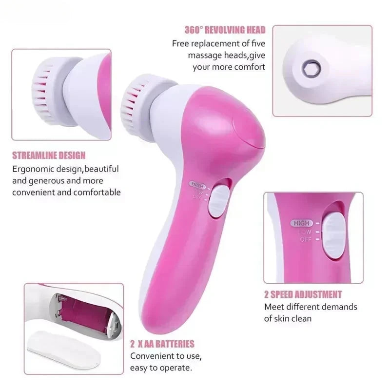 LIMPADOR FACIAL 5 EM 1